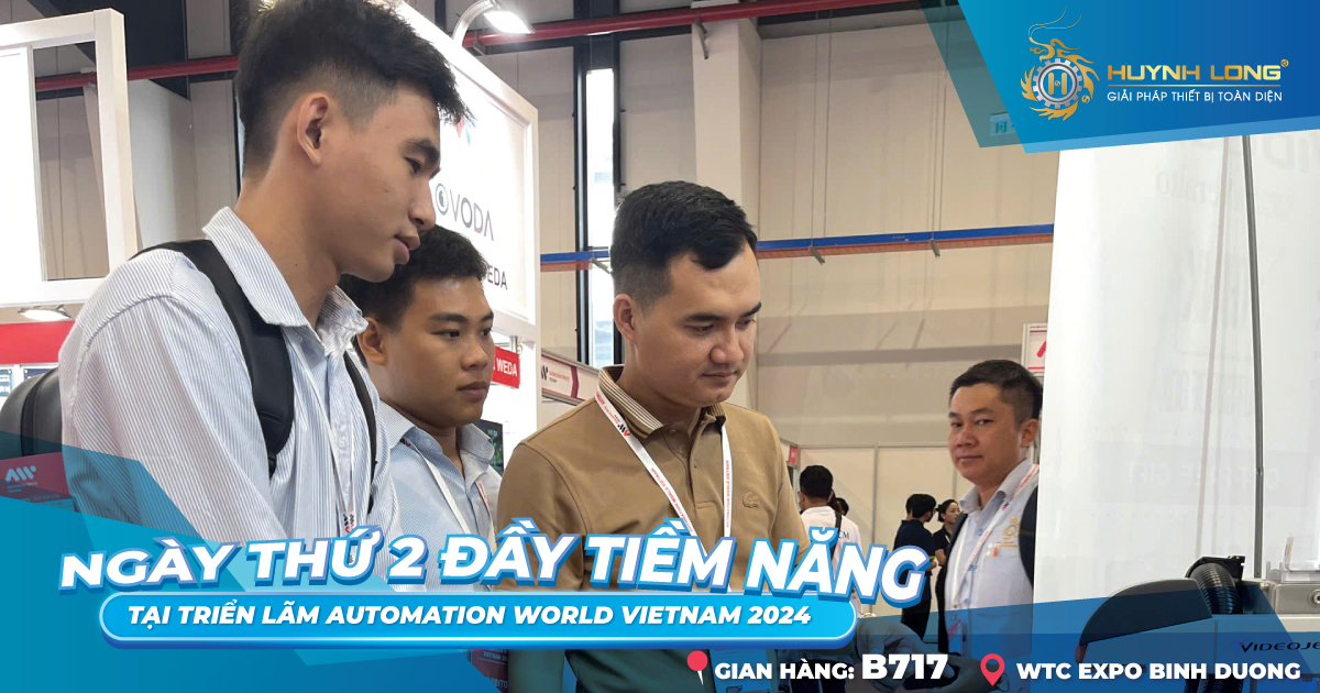 Huỳnh Long tại triển lãm Automation World Vietnam 2024