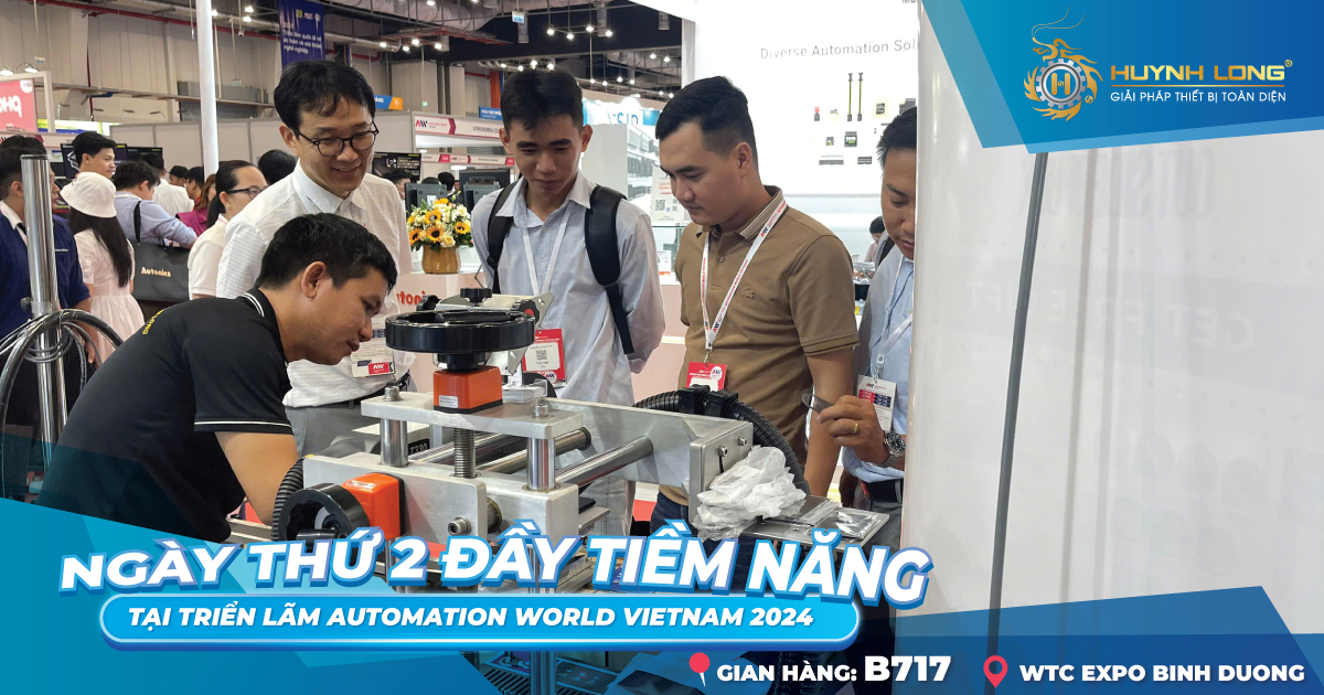 Huỳnh Long tại triển lãm Automation World Vietnam 2024