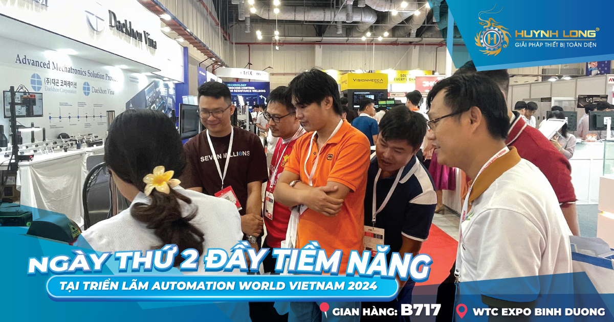 Huỳnh Long tại triển lãm Automation World Vietnam 2024
