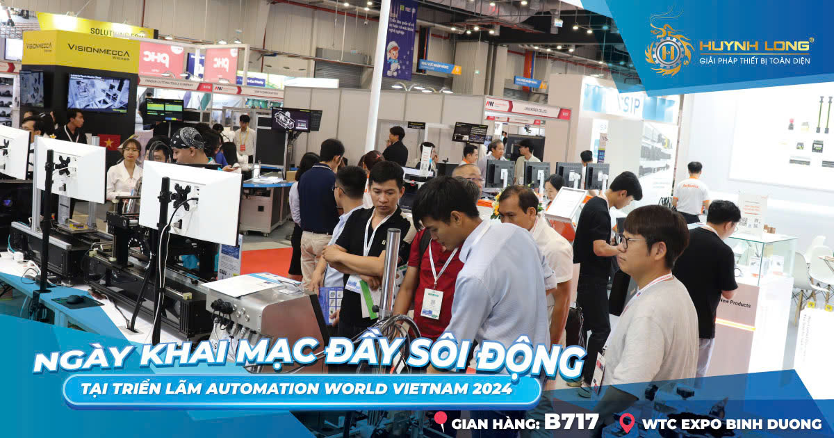 Huỳnh Long tại triển lãm Automation World VietNam 2024 ngày đầu tiên Hình 4