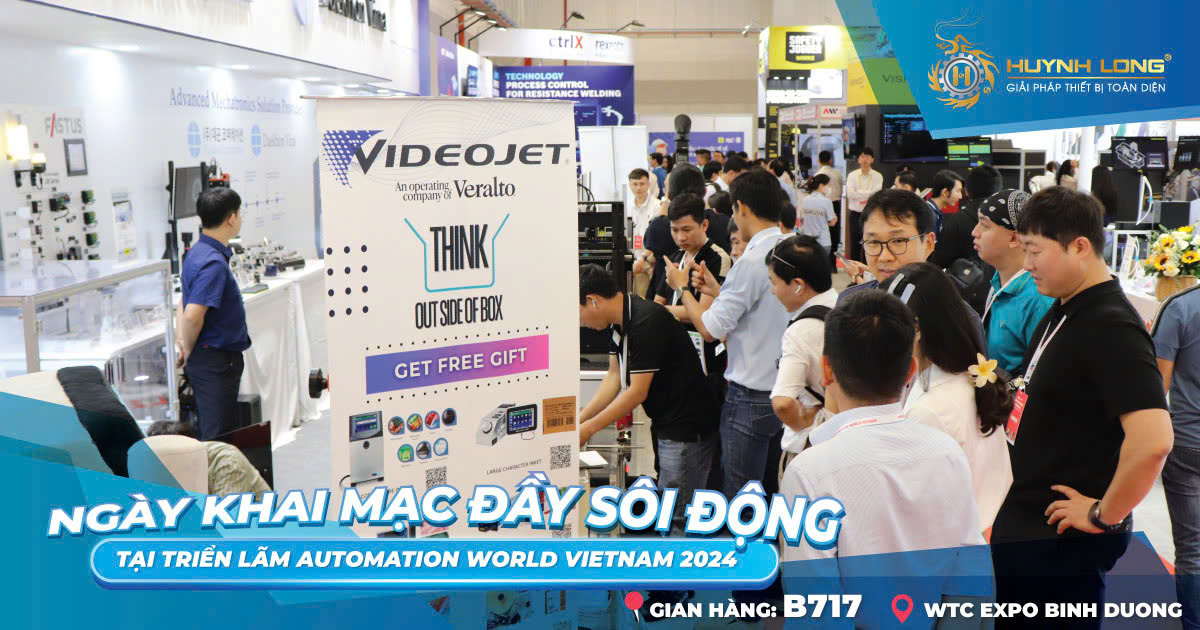 Huỳnh Long tại triển lãm Automation World VietNam 2024 ngày đầu tiên Hình 5