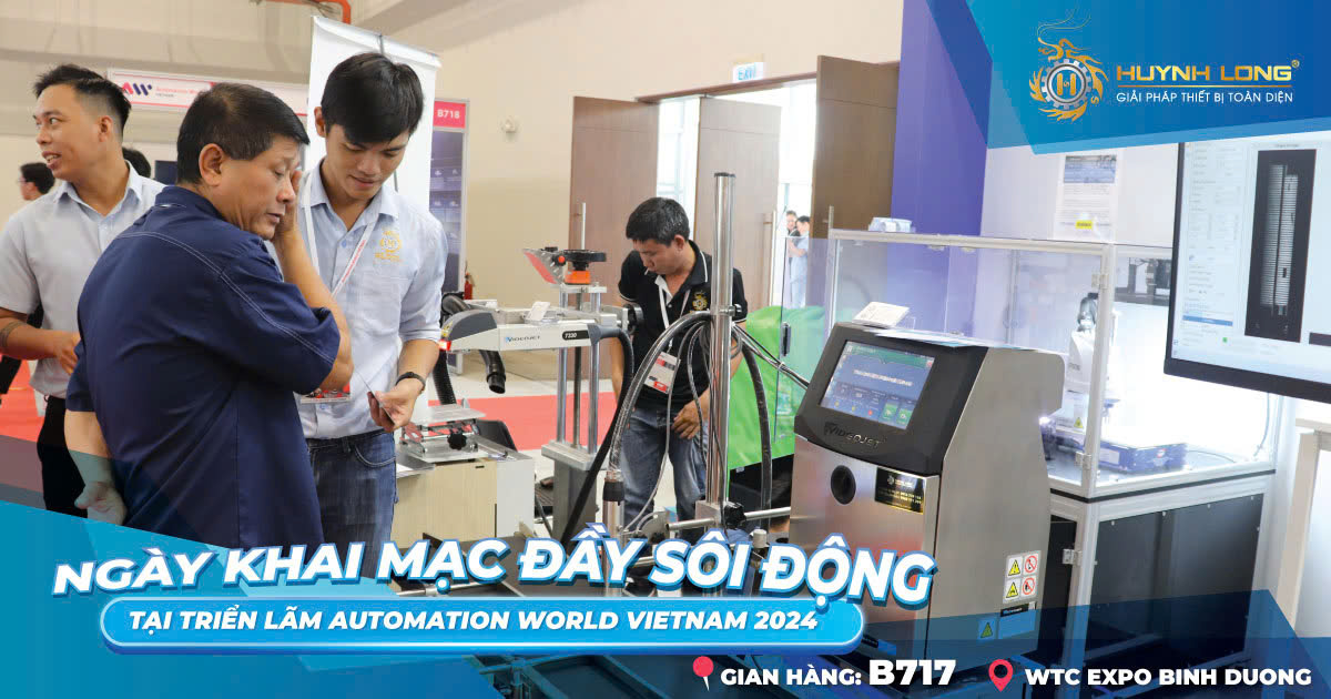 Huỳnh Long tại triển lãm Automation World VietNam 2024 ngày đầu tiên Hình 6