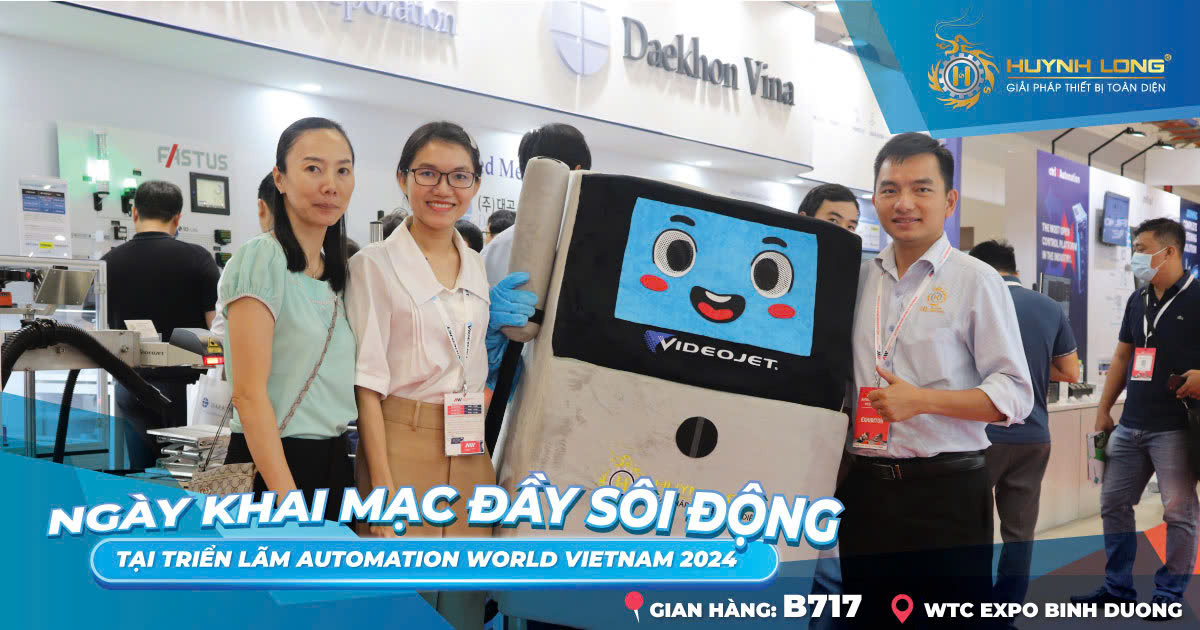 Huỳnh Long tại triển lãm Automation World VietNam 2024 ngày đầu tiên Hình 7
