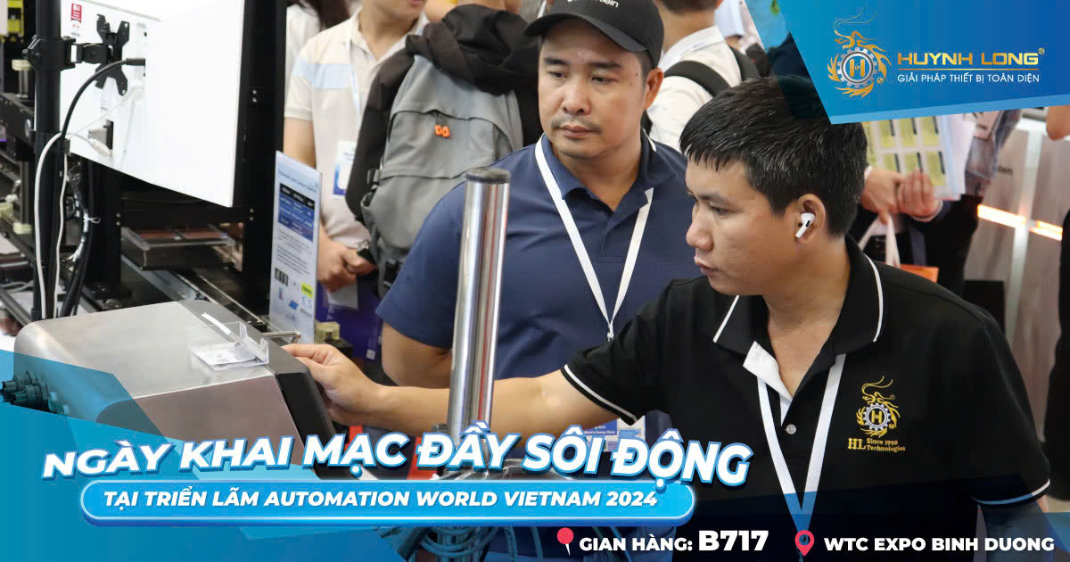 Huỳnh Long tại triển lãm Automation World VietNam 2024 ngày đầu tiên Hình 8