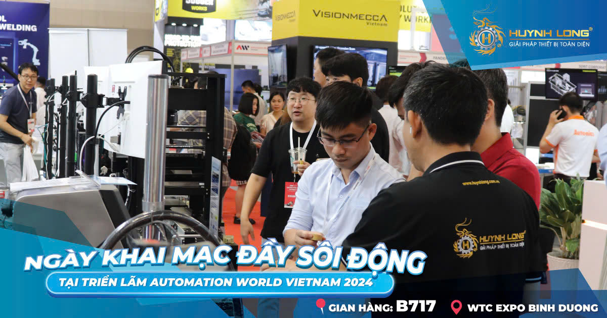 Huỳnh Long tại triển lãm Automation World VietNam 2024 ngày đầu tiên Hình 9
