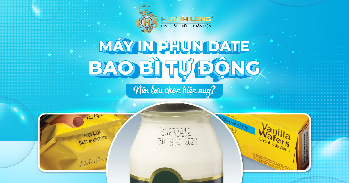 Máy in phun date bao bì tự động nào nên lựa chọn hiện nay?
