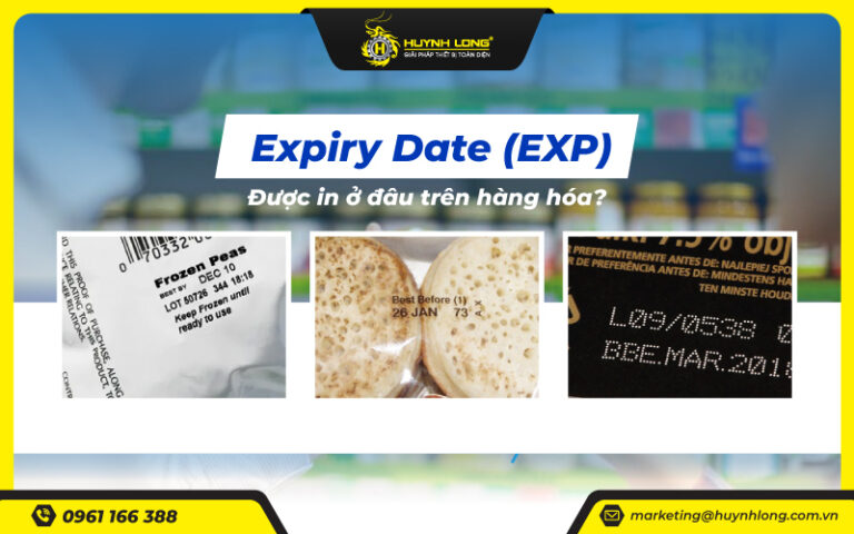 Exp Month EXP là gì? EXP được in ở đâu trên hàng hóa?