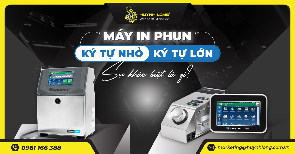 Máy in phun ký tự nhỏ, ký tự lớn: Sự khác biệt là gì? 1 Máy in phun ký tự nhỏ, ký tự lớn: Sự khác biệt là gì?