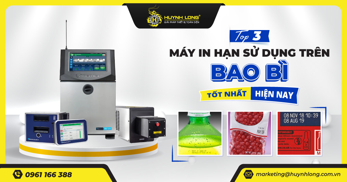 Top 3 máy in hạn sử dụng trên bao bì chất lượng hiện nay