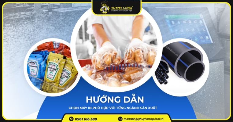 Hướng dấn chọn máy in phù hợp cho từng ngành sản xuất