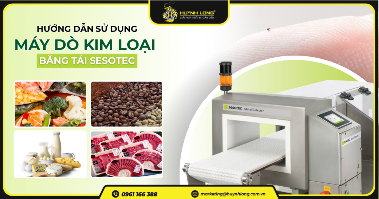 Hướng dẫn sử dụng máy dò kim loại Sesotec