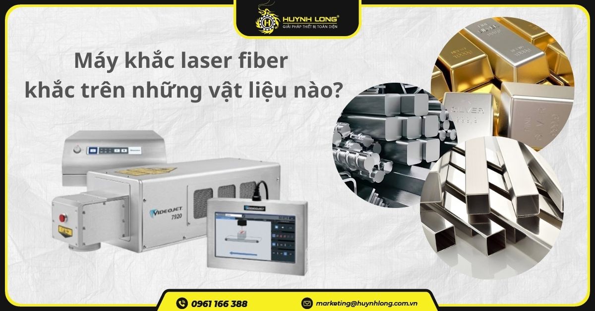 Máy khắc laser fiber có thể khắc trên những vật liệu nào?