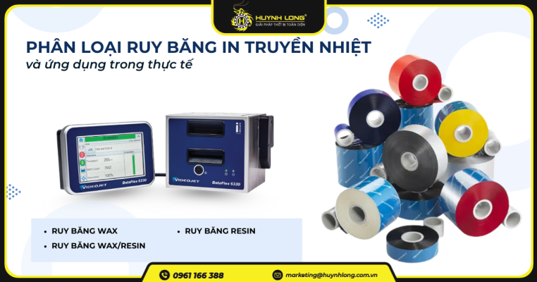 Phân loại ruy băng truyền nhiệt và ứng dụng trong thực tế