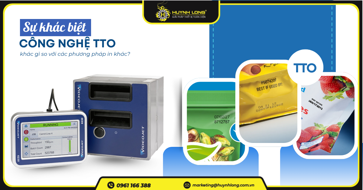 Sự khác biệt của máy TTO so với các công nghệ khác
