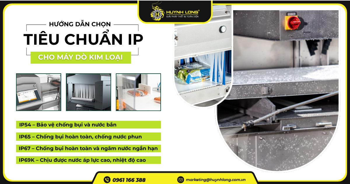 Hướng dẫn chọn tiêu chuẩn IP cho máy dò kim loại