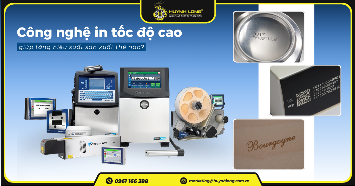 Công nghệ in tốc độ cao giúp tăng hiệu suất sản xuất thế nào? 1 Công nghệ in tốc độ cao giúp tăng hiệu quả trong sản xuất như thế nào