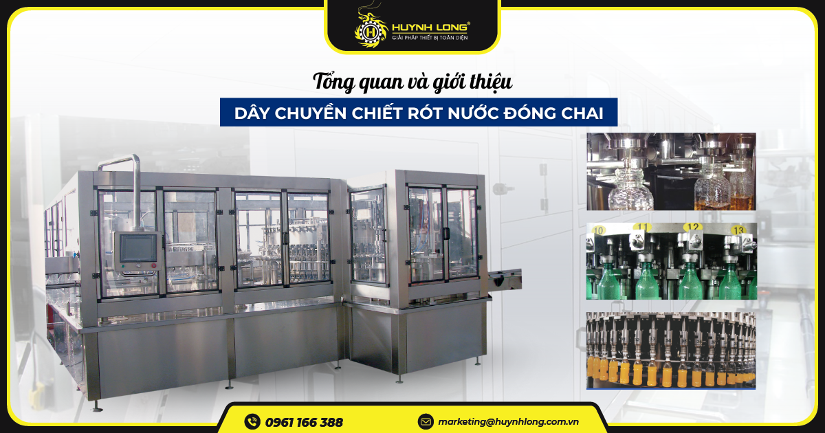 Dây chuyền chiết rót nước đóng chai có những loại nào