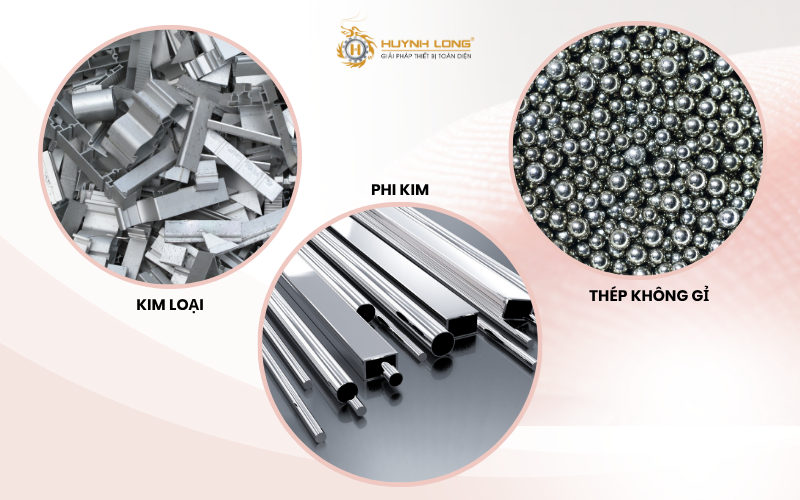 Thành phần kim loại là một trong các yếu tố ảnh hưởng đến độ nhạy máy dò kim loại công nghiệp
