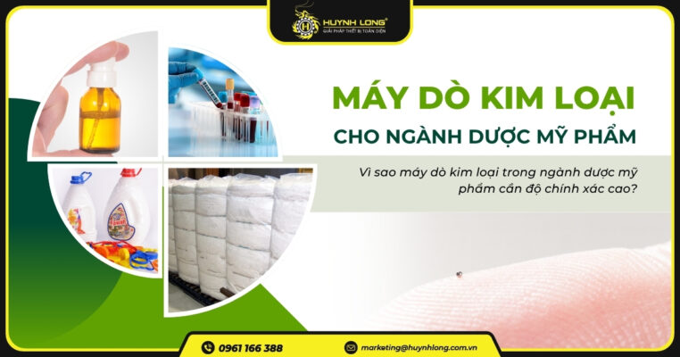 Máy dò kim loại cho ngành dược mỹ phẩm