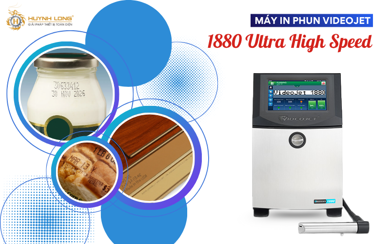 Công nghệ in tốc độ cao giúp tăng hiệu suất sản xuất thế nào? 3 Máy in Videojet 1880 nổi bật nhờ tốc độ in cực nhanh 334 m/phút
