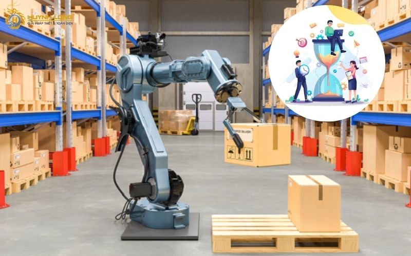Robot bốc xếp hàng và băng tải tự động giải pháp nào tốt hơn? 8 Nhờ khả năng linh hoạt cao, robot bốc xếp có thể thực hiện nhiều thao tác hơn trong không gian so với băng tải tự động
