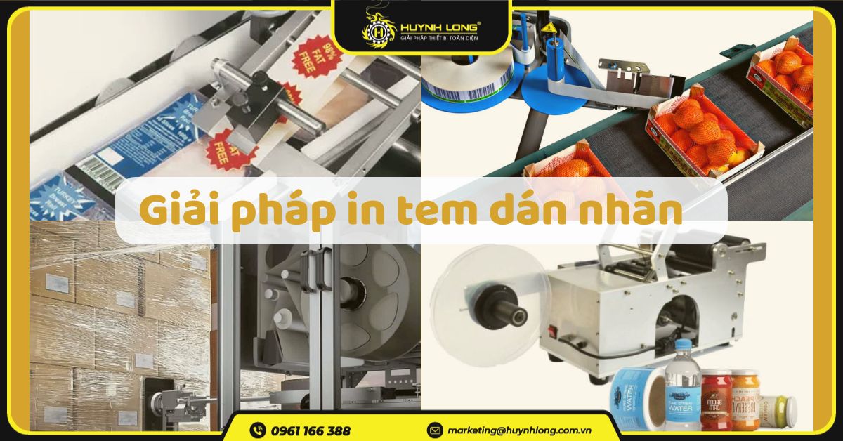 Tư vấn giải pháp in tem dán nhãn tối ưu dây chuyền sản xuất