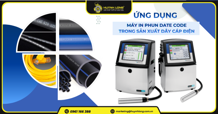 Ứng dụng của máy in phun date trong sản xuất dây cáp điện 3 Ứng dụng máy in phun date code trong sản xuất dây cáp điện