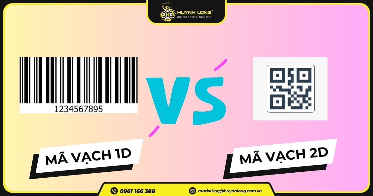 Mã vạch 1D và 2D khác nhau ở điểm nào? So sánh chi tiết 1 Mã vạch 1D và 2D khác nhau ở điểm nào? So sánh chi tiết