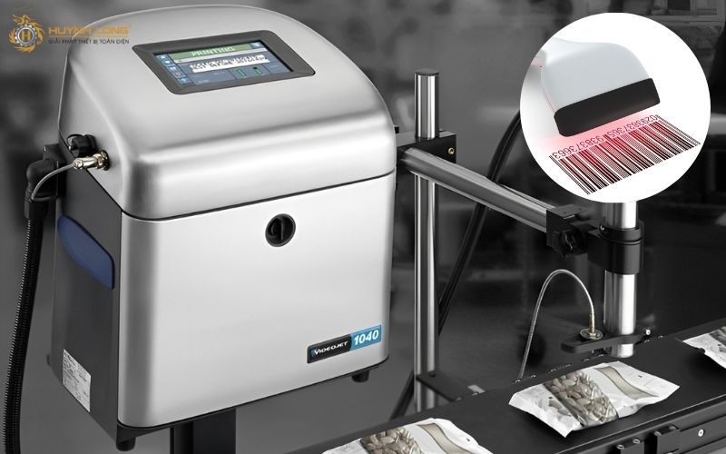 Barcode là gì? Ứng dụng mã barcode trong lưu thông hàng hóa 10 Máy in phun date Videojet 1040 được thiết kế đặc biệt mang lại hiệu năng cao, đáp ứng những nhu cầu in mã thông thường với chi phí thấp