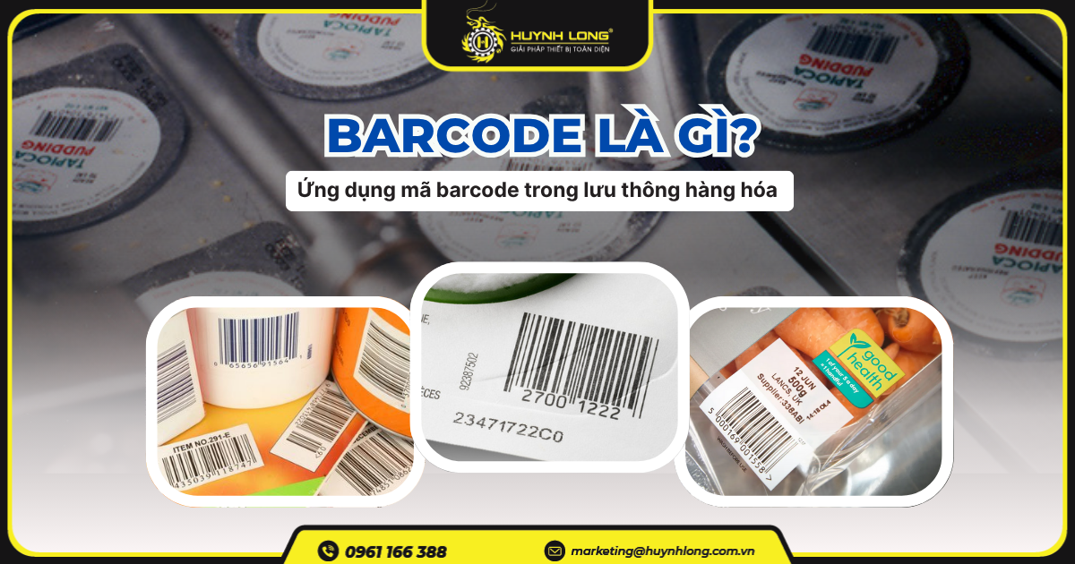 Barcode là gì? Ứng dụng mã barcode trong lưu thông hàng hoá