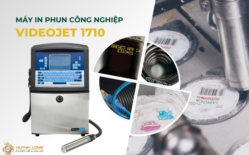 Các loại máy in phun date code công nghiệp tự động 5 Máy in phun công nghiệp 1710