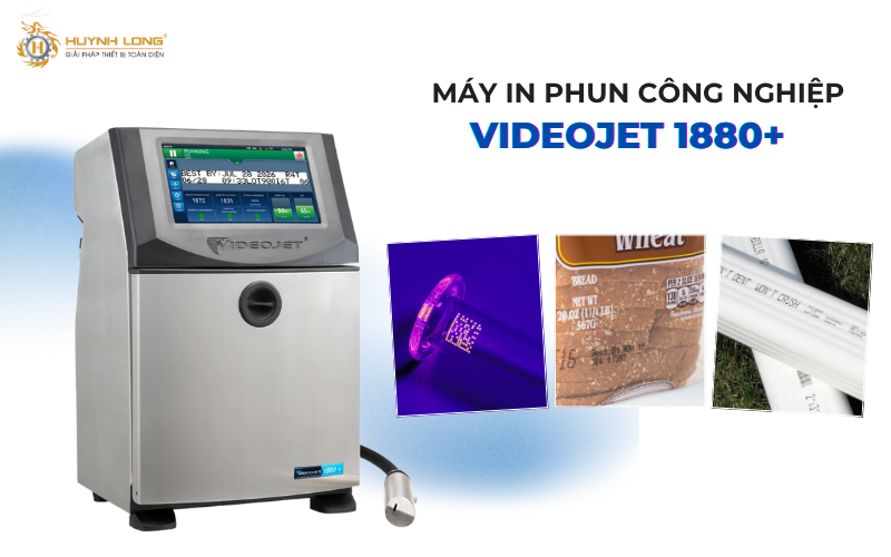 Các loại máy in phun date code công nghiệp tự động 8 Máy in phun date code tốc độ cao Videojet 1880+