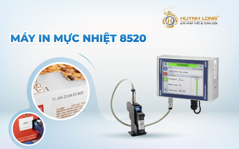 Máy in mực nhiệt Videojet 8520 với nhiều tính năng vượt trội