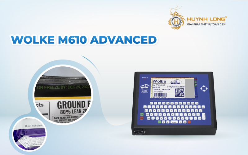 Máy in mực nhiệt Wolke M610 Advanced với nhiều tính năng vượt trội