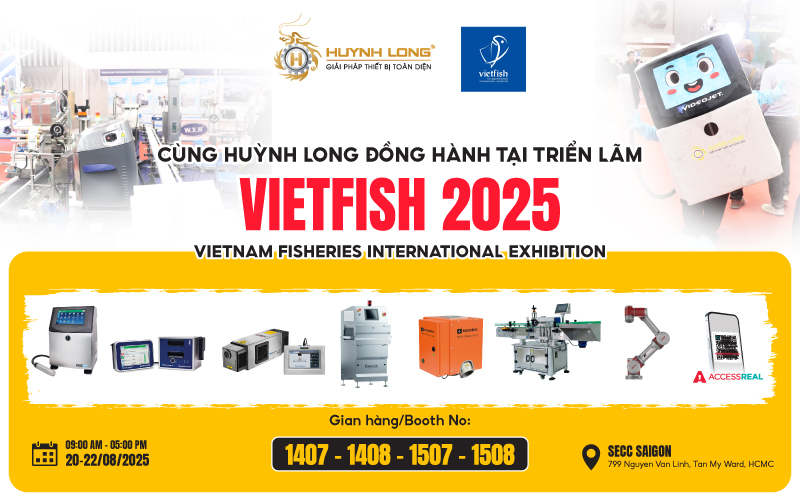 Cùng Huỳnh Long đồng hành tại triển lãm Vietfish 2025 4 Tham quan gian hàng triển lãm của Huỳnh Long để trải nghiệm hệ thống thiết bị công nghiệp toàn diện
