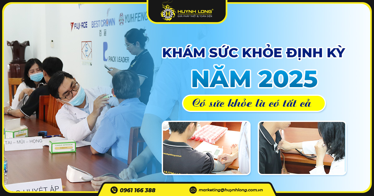 Công ty Huỳnh Long tổ chức khám sức khoẻ định kỳ năm 2025