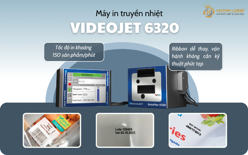 Dòng máy 6320 được ứng dụng nhiều tại các doanh nghiệp có quy mô vừa và nhỏ với tốc độ in khoảng 150sp/1 phút