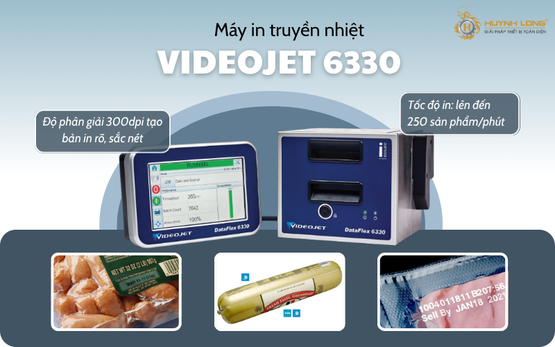 Máy in truyền nhiệt Dataflex 6330 đem lại bản in sắc nét với độ phân giải 300dpi