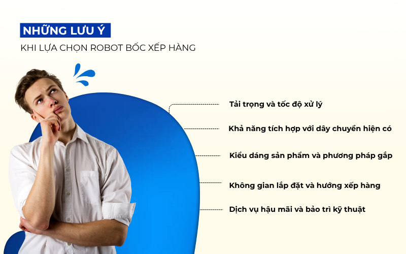 Một số lưu ý giúp bạn lựa chọn cánh tay robot phù hợp