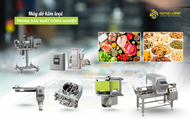 Máy dò kim loại hoạt động dựa trên nguyên lý cảm ứng điện từ với nhiều tính năng cần thiết trong sản xuất