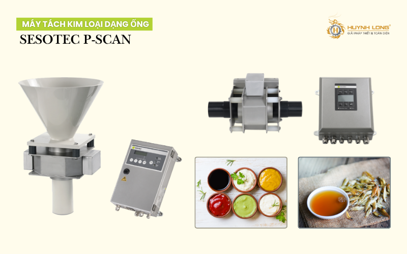 Top 10 máy dò kim loại của Đức được đánh giá cao và bền nhất 8 Máy tách kim loại dạng ống P-scan được sử dụng để kiểm tra nguyên liệu số lượng lớn, dạng sợi, hoặc các sản phẩm dạng lỏng / sệt.
