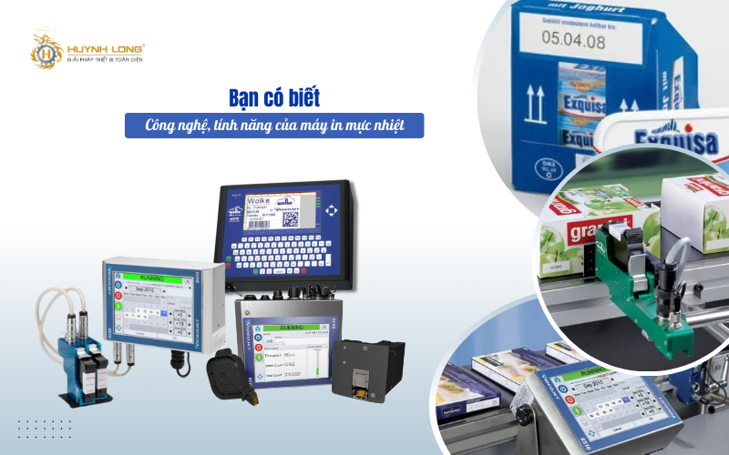 Máy in mực nhiệt (TIJ) sử dụng nhiệt năng để tạo giọt mực và phun lên bề mặt sản phẩm