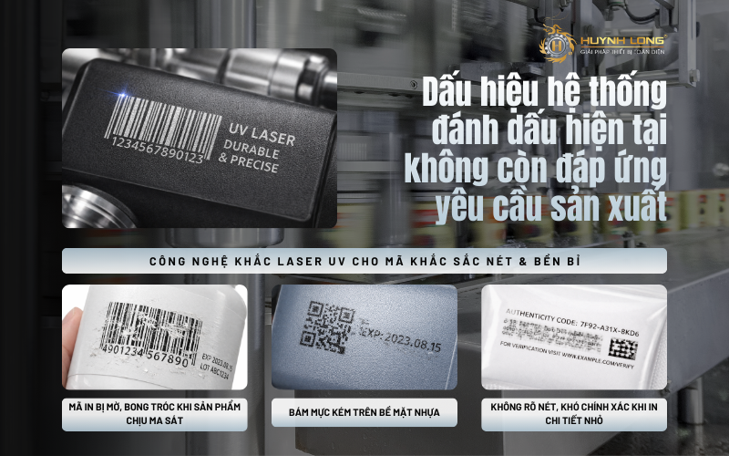 Một số dấu hiệu hệ thống đánh dấu hiện tại không còn đáp ứng yêu cầu sản xuất