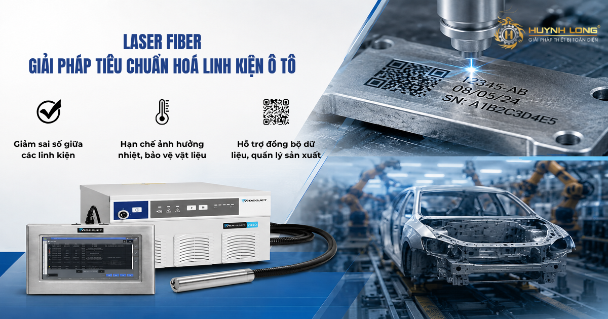 Ứng dụng laser fiber trong ngành ô tô và linh kiện cơ khí 2 Nhờ độ chính xác cao và kiểm soát nhiệt tốt, laser fiber trong ngành ô tô và linh kiện cơ khí giúp đồng bộ dữ liệu truy xuất nguồn gốc dễ dàng.