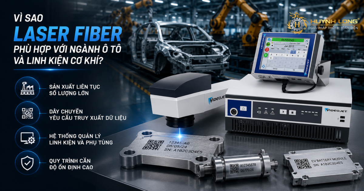 Ứng dụng laser fiber trong ngành ô tô và linh kiện cơ khí 4 Đáp ứng sản xuất liên tục, laser fiber trong ngành ô tô và linh kiện cơ khí giúp tối ưu hóa quy trình quản lý nhờ mã khắc có độ ổn định vượt trội.