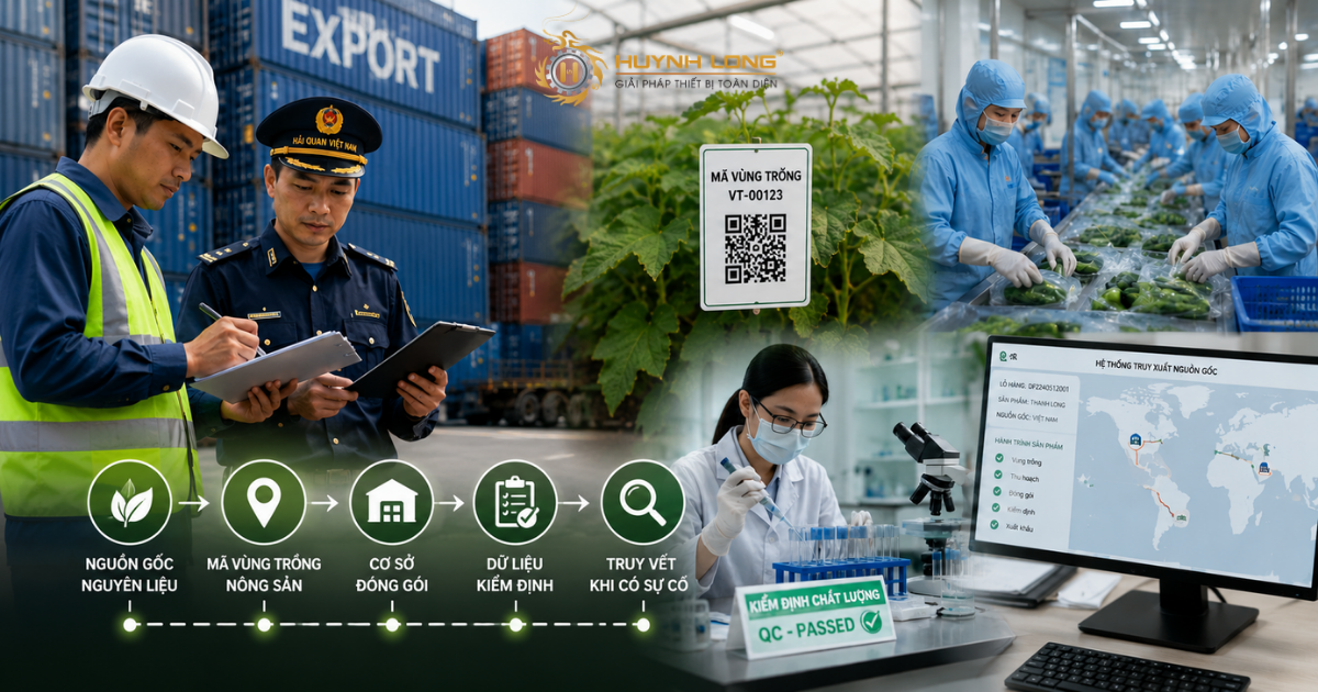 Truy xuất nguồn gốc nông sản: Vì sao ngành nông sản đang bị siết chặt dữ liệu truy xuất? 2 Đồng bộ dữ liệu toàn chuỗi cung ứng giúp tối ưu quy trình kiểm định và thông quan xuất khẩu.