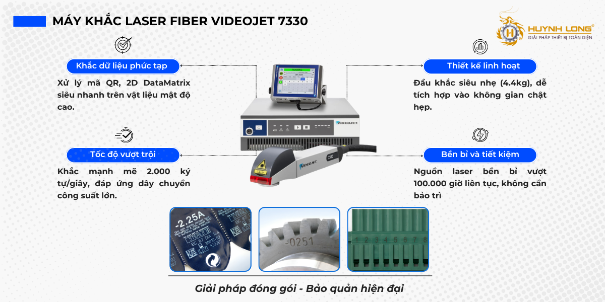 Máy in laser Fiber Videojet 7330