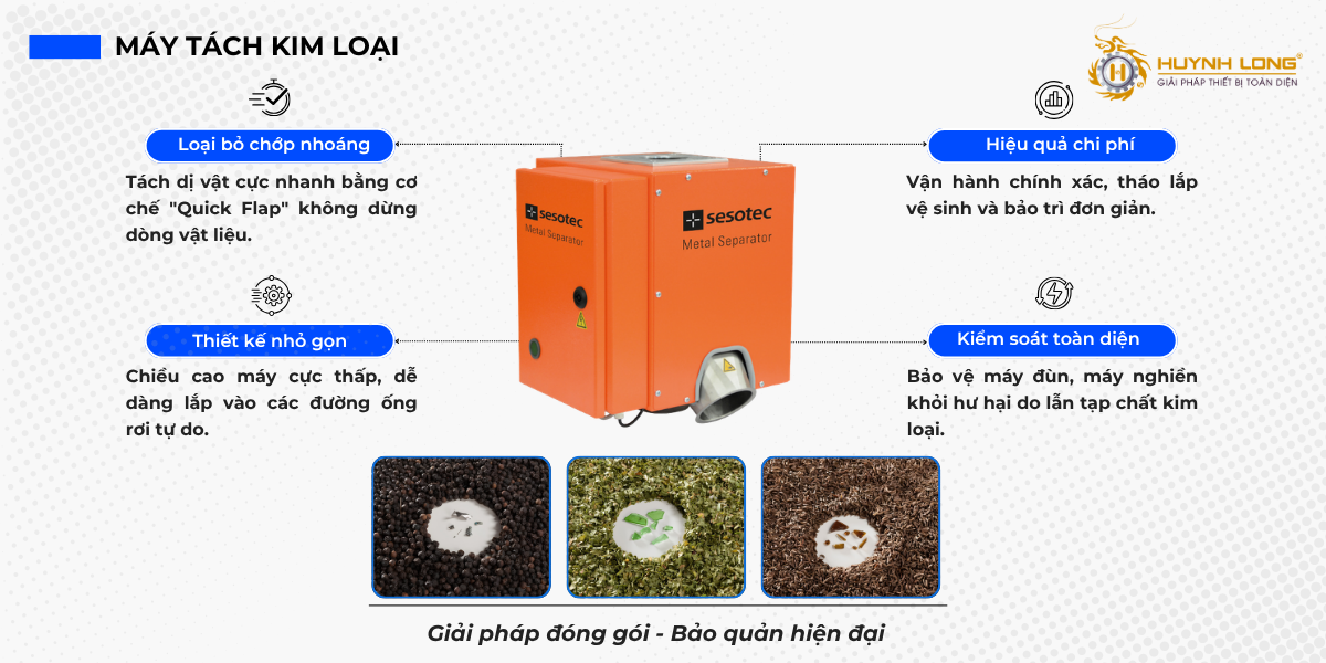 Máy tách kim loại RAPID COMPACT