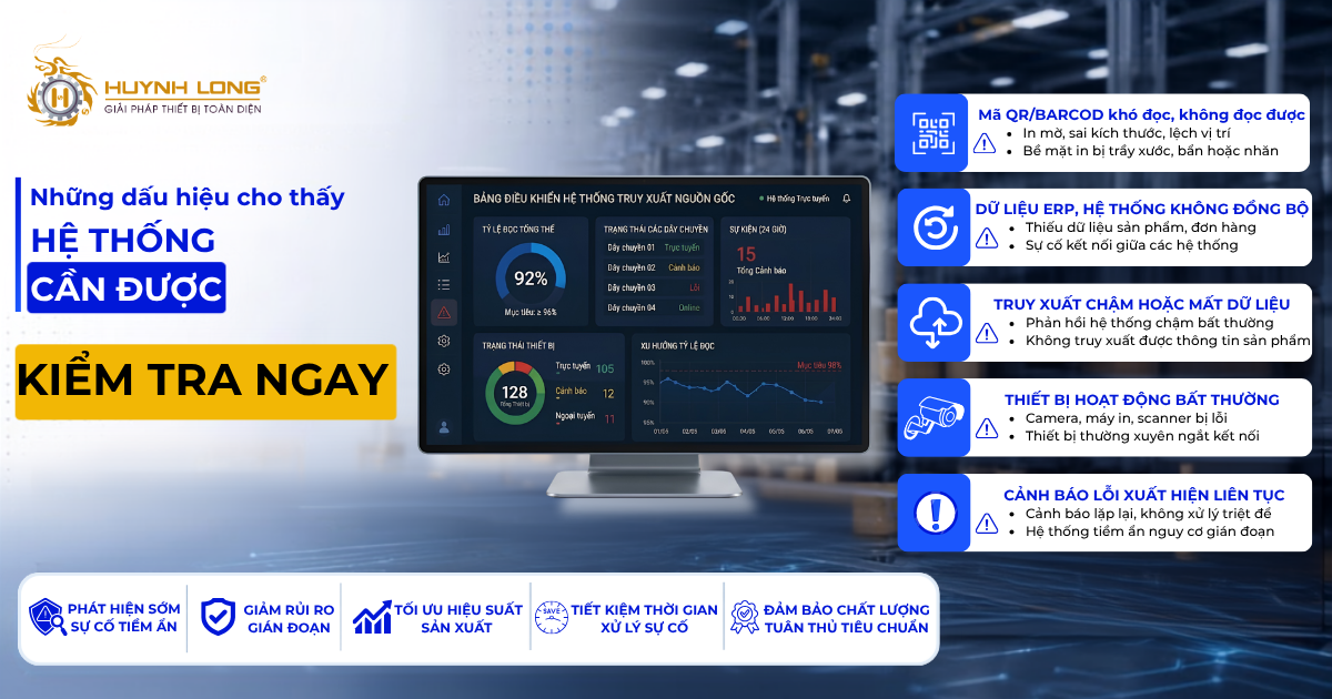 Checklist kiểm tra hệ thống truy xuất nguồn gốc định kỳ 4 Dấu hiệu cho thấy hệ thống cần được kiểm tra ngay