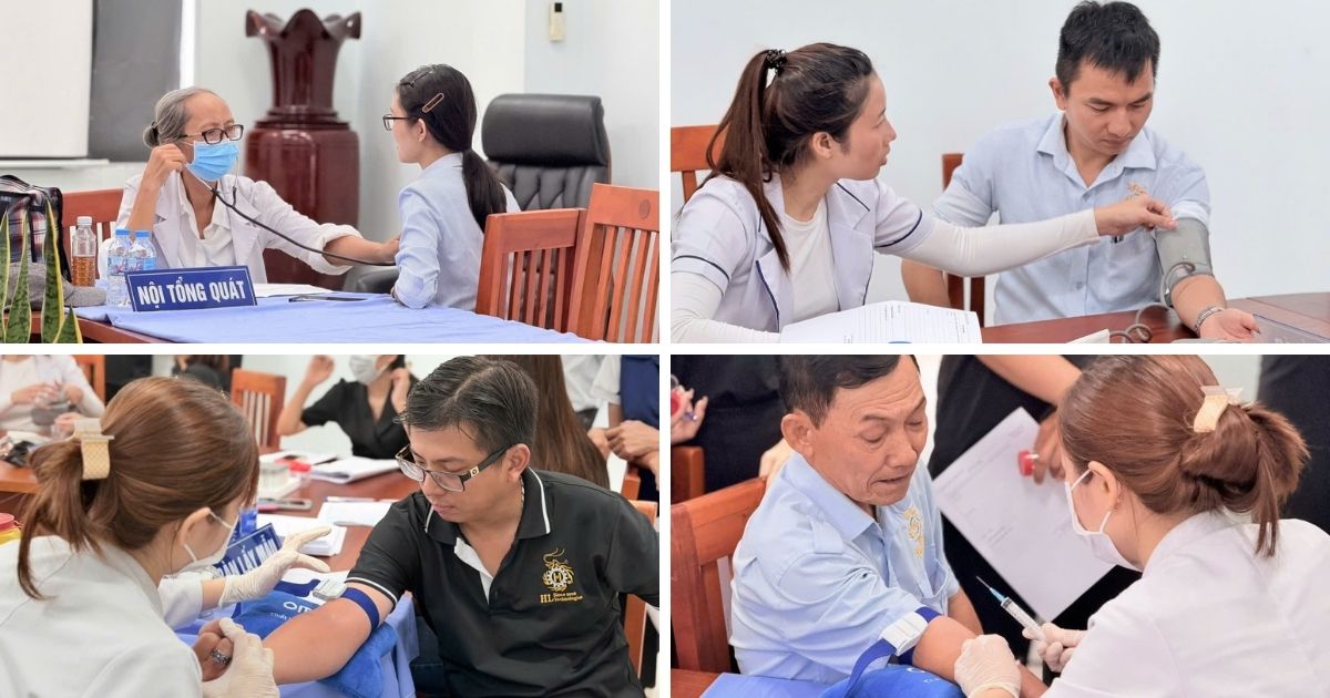 Huỳnh Long tổ chức khám sức khỏe để chủ động bảo vệ sức khỏe cán bộ nhân viên